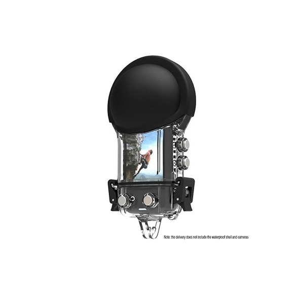 2 stk silikonbeskyttelseshylse for X3 panoramakameraadapter Vanntett etui Linsebeskytter