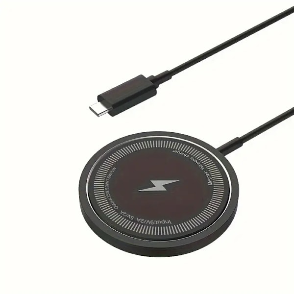 Magnetisk trådlös laddare: 15W maximal effekt, stödjer iPhone 15/14/13/12/SE3-serien (1-pack & ingen adapter)
