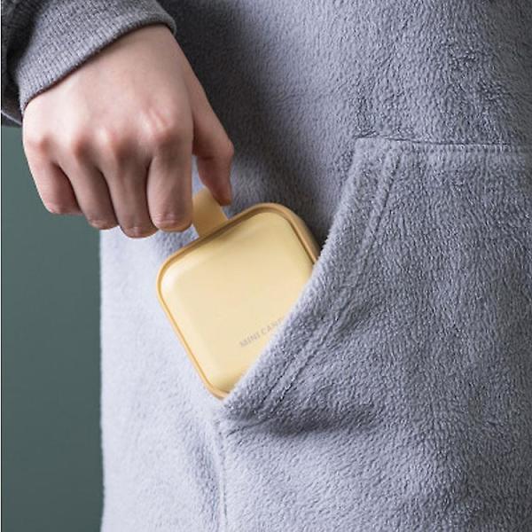 Mini Bärbar Medicintablettask (Vit)