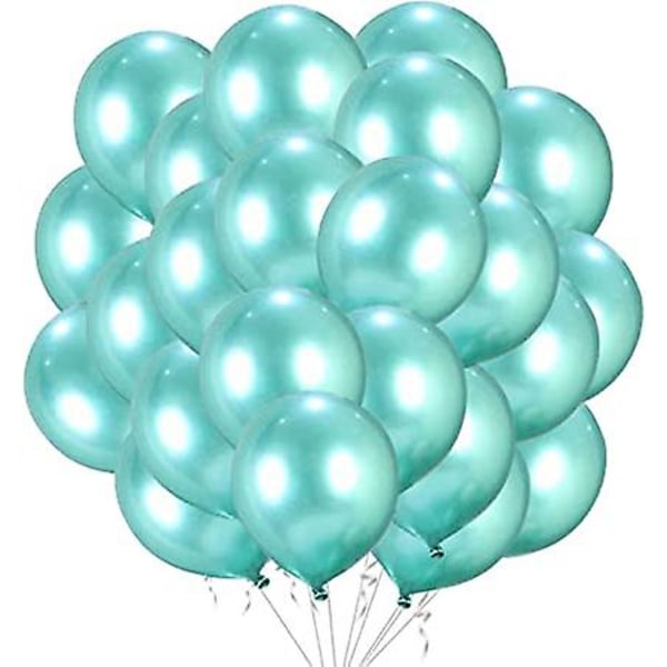 50 kpl kiiltäviä vihreitä ilmapalloja juhliin Latex-ilmapallot syntymäpäivähäälle baby shower