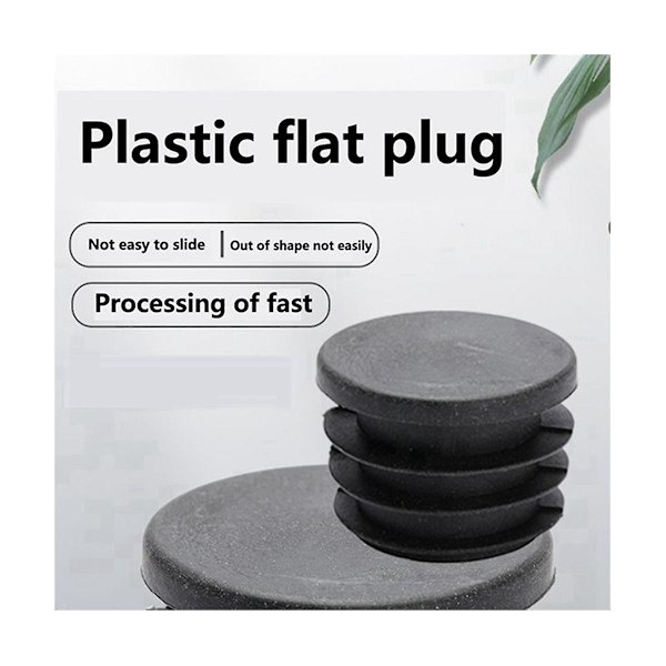 Stål Rør Støvsikkert Indre Prop Diameter 30mm Plastik Flad Hoved Prop Rundt Rør Med Rustfrit Stål