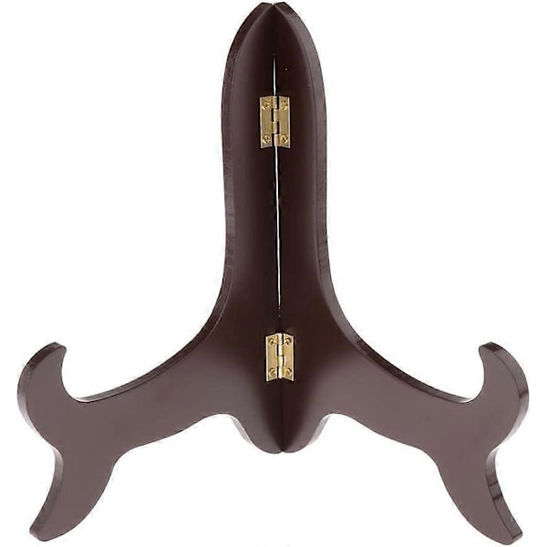 2 kpl - Puinen Näyttöhylly Easel Näyttö Kuvajalusta Tukilevy Kuvien, Kirjojen ja Koristeiden Näyttämiseen - 22,8 cm/9\"