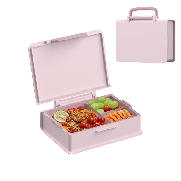 Lounaslaatikot lapsille Vuodonkestävät Bento-tyylinen lounaslaatikko irrotettavalla jakajalla 3-4 osastolle Mikroaaltouunin/astianpesukoneen kestävät vatsat