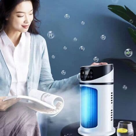 Mini bærbar multifunktionel aircondition. Luftkøler. Køleventilator