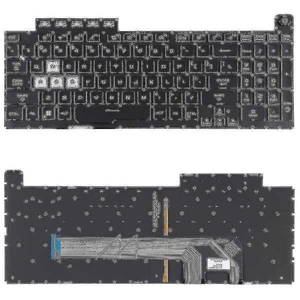 Bakgrunnsbelyst tastatur for Asus Tuf Gaming F15 Fx506 Fa506