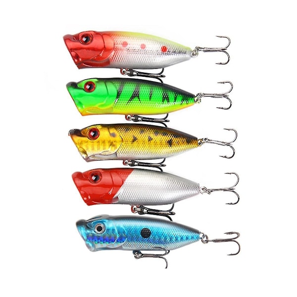 Fiskedrag Flytande Simmande Högkvalitativa Hårda Beten Ljudsystem Wobblers för Bass Gädda