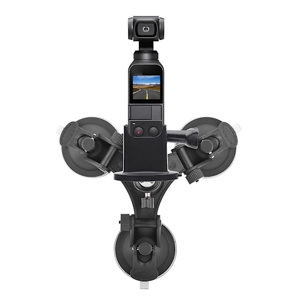 Suction Cup Car Holder Tripods Mount + Base Adapter For OSMO Pocket