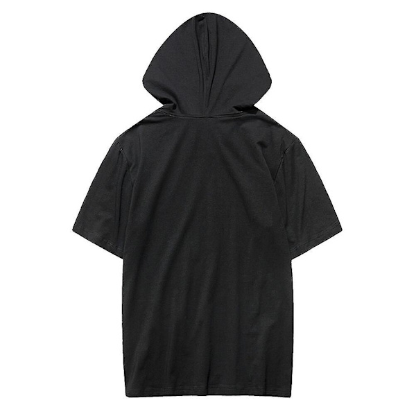 Herre kortærmet pullover hættetrøje