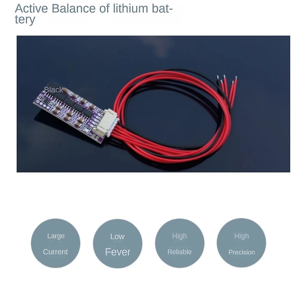 4s Mini Lifepo4 ternært litiumbatteri Kapasitivt utjevningsbrett Energioverføring 3mv Høy- 186