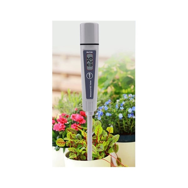 Ec-316 Jord-Ec-Tester Atc Presisjons Digital Jordmåler Ledningsevne Tester 0-4.00 /cm For Planter/fa