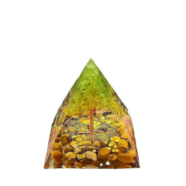 Crystal Pyramid Iriscent Resin Pyramid Molds Hartsille 1kpl, Monivärinen)-yu