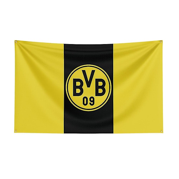 3x5 Borussia Dortmund Flagg Polyester Trykt Racing Sport Banner Kompatibel med Dekor