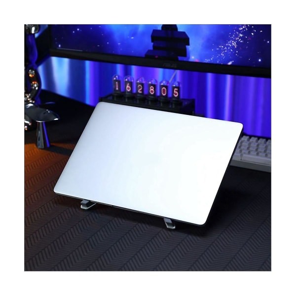 Foldbar Laptop Stativ Justerbar Notebook Stativ Laptop Holder Tablet Stativ Computer Skrivebordsstativ