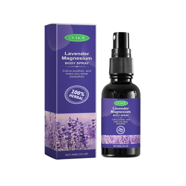 2 stk. OUHOE Lavendel Beroligende Søvnspray - Beroliger og dæmper, forbedrer søvnen, lindrer søvnløshed, beroliger sind og krop og fremmer afslappende søvn. 2Pcs
