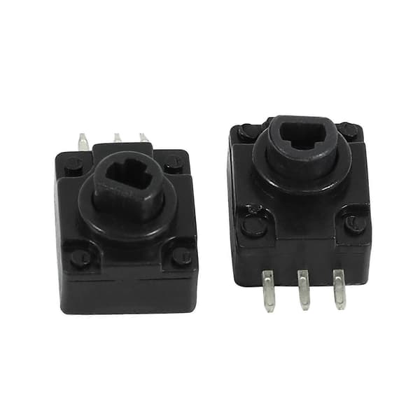 1 Sæt 2 stk. sorte reservedele / RT-knap tastatur til 360 controller