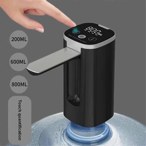 Vattendispenser Vikbar Vattenflaskpump Automatisk Dispenserpump Touchkontroll Bärbar Elektrisk