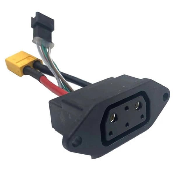Til Super Soco Lithium Batteri Oplader Stikledning Rund Nål