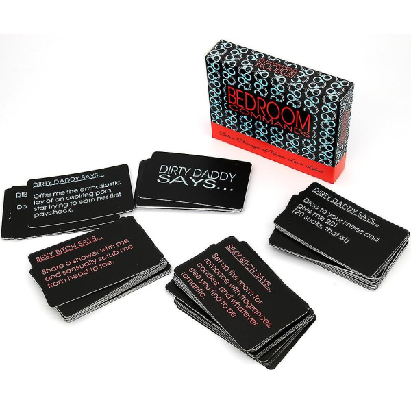 Sovrumskommandon Enkelt kortspel för vuxen Risque Fun 108 spelkort Par Sexkort Presenter på kvällen