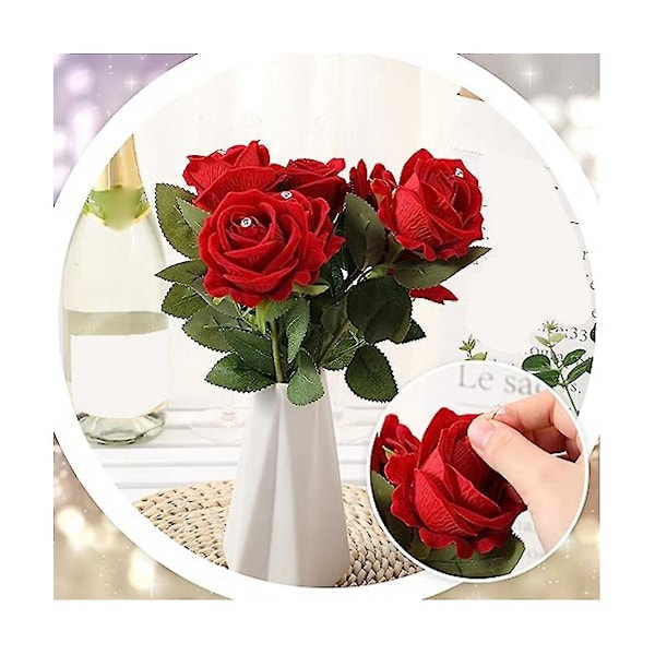 1000 st Corsage Boutonniere Stift 1,5 tum Bukett Stift Blomster Stift Diamant Strass Stift Kristallhuvud Raka Stift