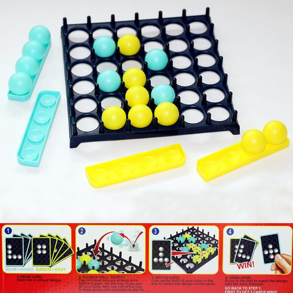 Bounce Off Game Klassinen lautapeli lapsille ja perheille, jotka pelaavat interaktiivisesti