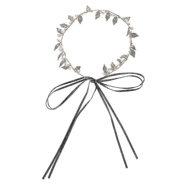 Dual-use smykker blade pandebånd bryllup hår smykker Elegant perle halskæde
