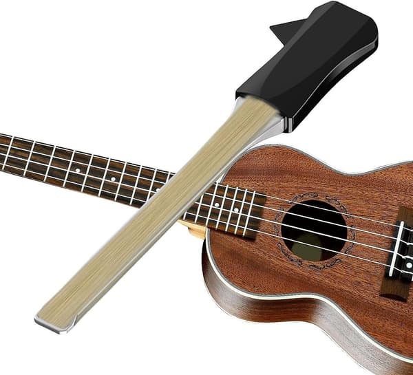 Gitarrbåge Båge Gitarrplocka Akustisk Gitarr Prestanda Dubbelsidig Gitarrbåge Med Inbyggt Plektrum, Kreativ Present Till Nybörjare