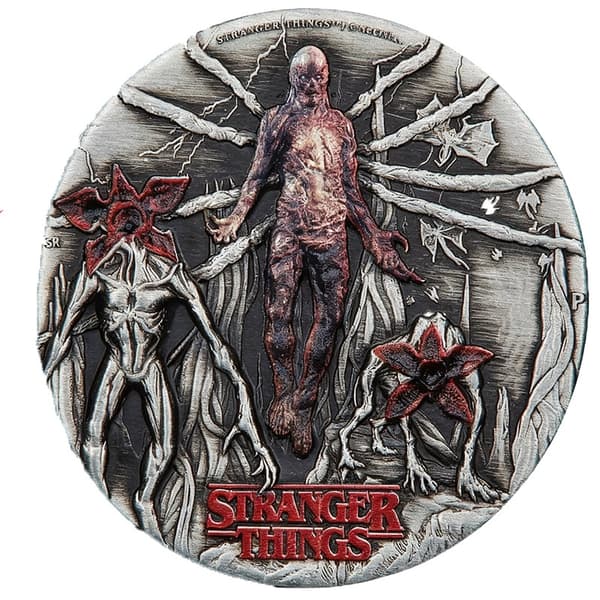 Stranger Things Demogorgon Mønt Flad Samlerobjekt Souvenir