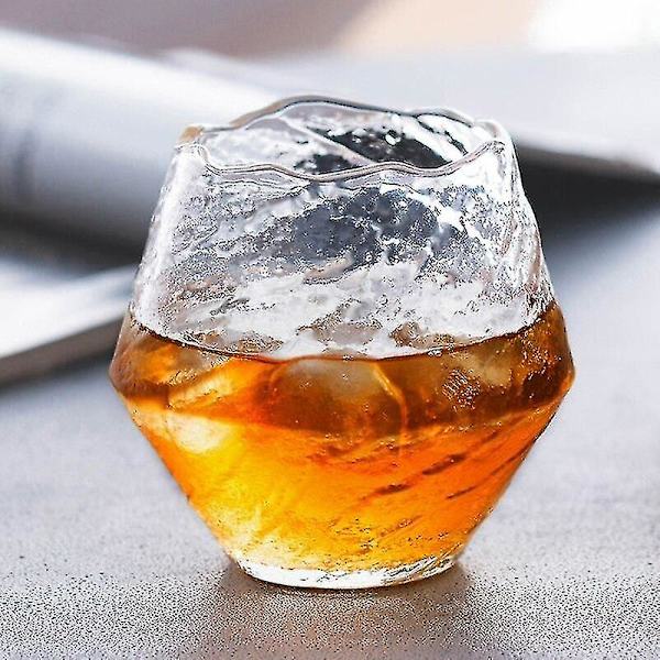 Handgjord Japansk Hammad Whiskyglas i Värmebeständigt Kristall