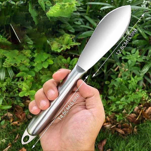 Trädgårdsspade i rostfritt stål - 27 cm kraftig handspade för plantering Sharp shovel