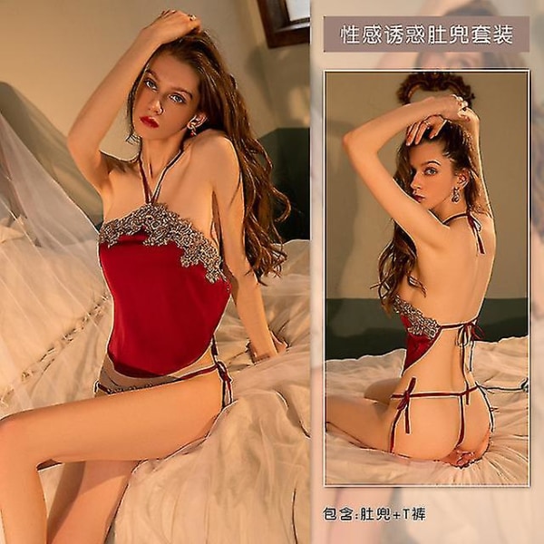 Cheongsam Bellyband Sexy Pjs Lady&amp;#39;s hjemmekjole Pyjamas Kvinder & #39;s Suit Pijamas Damer