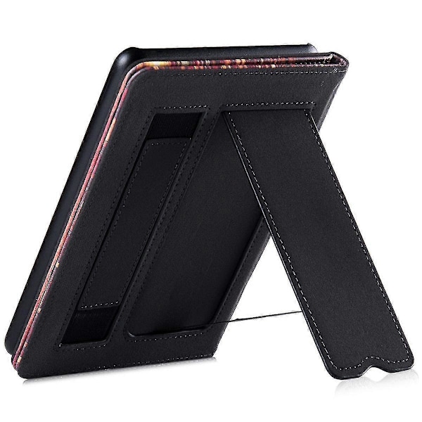 Fodral för Kindle Paperwhite 10:e generationen (utgiven 2018, modell Pq94wif), PU-läderfodral med stativ
