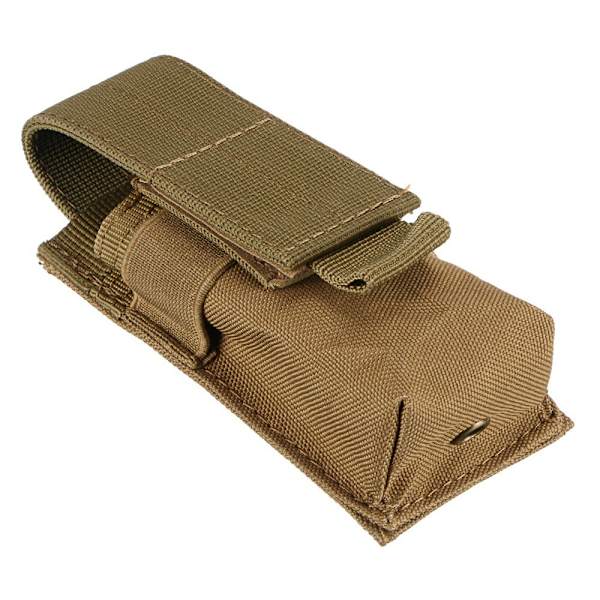 Ficklampaväska för utomhusbruk, militärfläkt, liten väska för ett enda verktyg, M5 ficklampaväska, Molle-tillbehörsväska, midjeväska