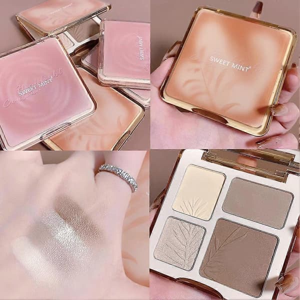4-i-1 3D Dimensional Mat Highlighter Plade med Reparerende Integreret K6UU:K