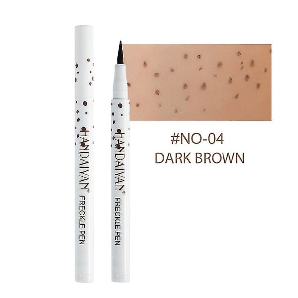 Naturlig naturtro Point Freckle Pen Face Concealer Kunstig Myk Glatt Freckle Pen Vanntett
