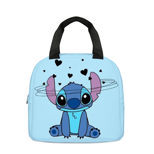 Stitch lunsjpose oxford stoff lunsjboks isolasjonspose piknikpose bærbar lunsjposepose