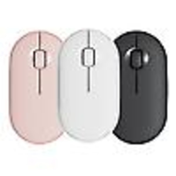 Komfortabel følelse Pebble Silent Mouse M350 Bluetooth Dual-mode trådløs mus stilfuld, let og sød multi-link kontormus black