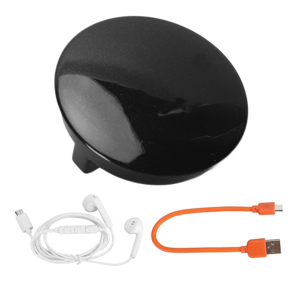Bærbar stemmeopptaker med øretelefoner HD-støyreduksjon MP3-musikkspiller Smart stemmekontroll-opptaksenhet