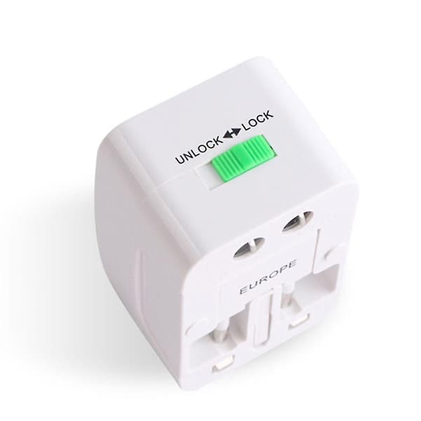 Elektrisk Stikkontakt Adapter Universal Stikadapter Oplader Konverter