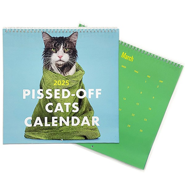 2025 Pissed-Off Cats Kalender 2025 Pissed-Off Cats Kalender Sintse Katter Kalender Veggkalender