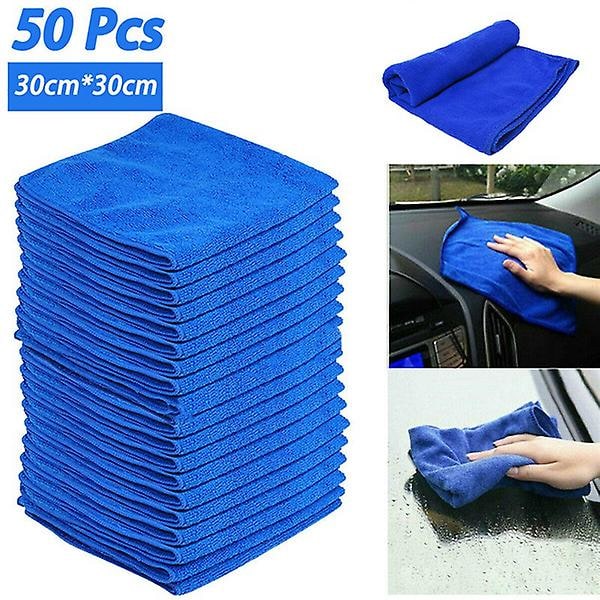 Large Microfibre Cleaning Auto Car Detailing Soft Cloths Wash Towel Duster 20/50pcs