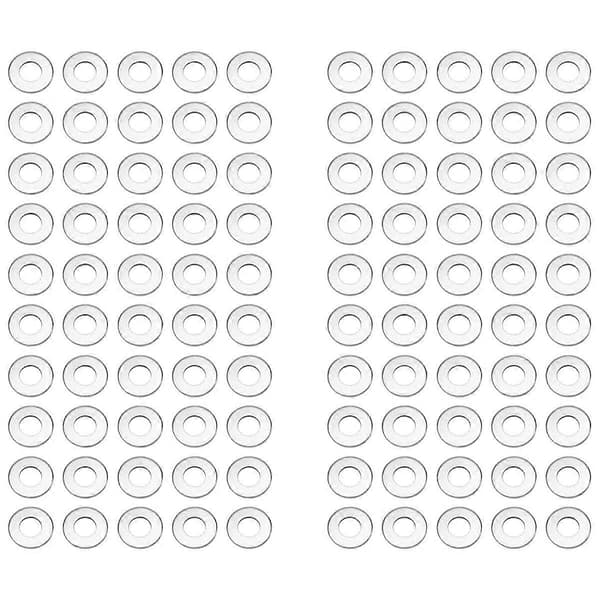 100 st M3 3 mm metrisk 304 rostfritt stål plan bricka