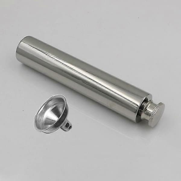 Mini Bærbar 2oz Rustfrit Stål Hip Flask Spejlpoleret Rør Til Alkohol