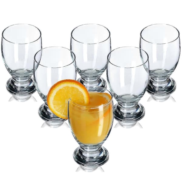 Glass for Drinks Dessert Set 6 pcs 300 ml