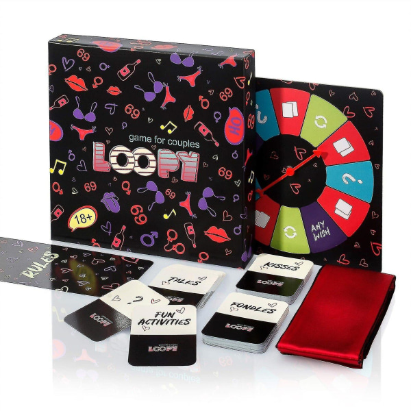 Spil til par Loopy Date Night Box Par Spil Par Gaver Dyb samtale Forbedre kommunikation og forhold
