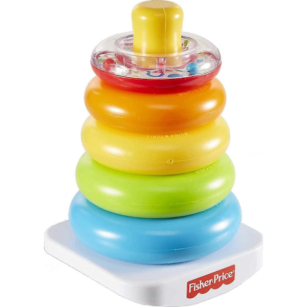 Rock-a-stack Babyleke, Klassisk Roly-poly Ringstableleke for spedbarn og småbarn?