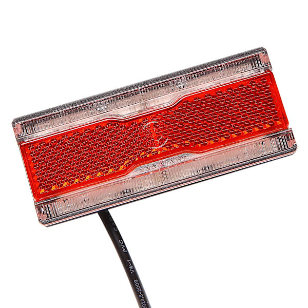 E-cykel Bremslys 24V 36V 48V Elcykel Baglygte med Bremslysfunktion LED Baglygte
