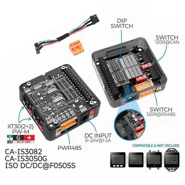 Til PWRCAN 13.2 Modul Isoleret Dual-Channel CAN & Single-Channel RS485 Interface til Forbedret Kommuni