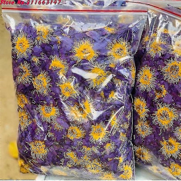 Topp 5A Blå Lotus Torkade Blommor För Sachet Kudde Fyllning Naturlig Nymphaea Bulk För Ljus Bröllop Rökelse Hemdoft Tillverkning