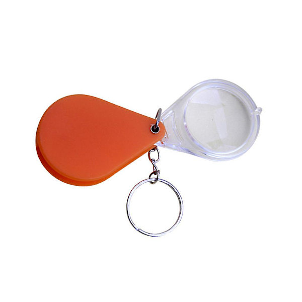 Folding Pocket Magnifying Glass Portable Compact For Travel 10x Magnification