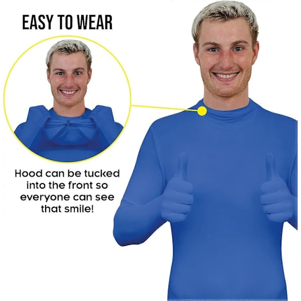 Morphsuits helkroppsdräkt, morphsuit, kroppsdräkt, storlek XL, XXL, kostym, spandex, bärbar.